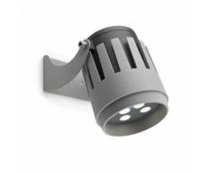 LED Wandstrahler Powell 9 X Led Cree 28W Grau Außenleuchte Grau 05-9925-34-Cl
