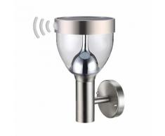Edelstahl-LED-Solarlampe Lenjo für außen