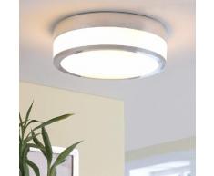 Deckenleuchte Flavi fürs Bad, E27 LED chrom