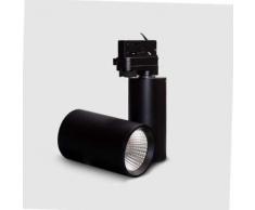 Schwarzer LED-Strahler Giol für Schienensystem