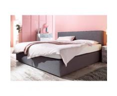Inosign Boxspringbett, 7-Zonen-Kaltschaummatratze, grau, Härtegrad 3