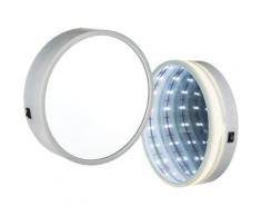 "Wandspiegel "Lights", warmweiß, 18 LEDs, Ø20 cm, batteriebetrieben"
