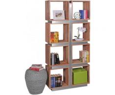 Akazien Massivholz Regal & Raumteiler beige