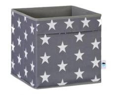 offene Ordnungsbox grau