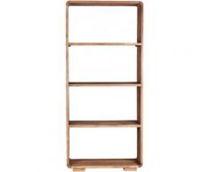 "Akazien Regal "Alana" Massivholz 85x180 cm beige"