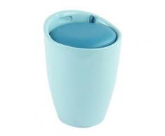 Hocker Candy Eisblau Badhocker, mit abnehmbarem Wäschesack hellblau