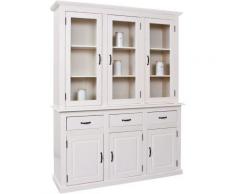 "Massivholz Buffet-Schrank "Sylt" 171x51x212 cm weiß"
