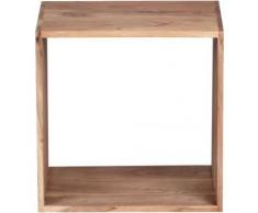 "Akazien Regal "Würfel" Massivholz 43 cm beige"