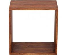 "Sheesham Regal "Würfel" Massivholz 43 cm braun"