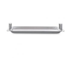 "Grillplatte "Ron" 35x32 xm silber"