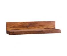 "Sheesham Wandregal "Halia" Massivholz B80 cm braun"
