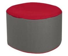 Sitzhocker DotCom Bebop, SCUBA, rot/grau