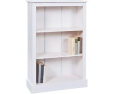 "Massivholz Regal "Roma" 79x30x115 cm weiß"