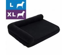 Orthopädisches Hundesofa Visco schwarz - L 100 x B 72 x H 21 cm