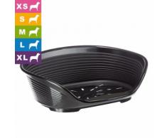 Ferplast Hundekorb Siesta Deluxe schwarz - L 61,5 x B 45 x H 21,5 cm (Größe 4)