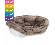 Ferplast Hundekorb Sofà mit Bezug - Cities - L 93,5 x B 68 x H 28,5 cm
