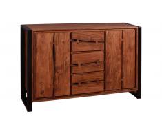 JUSTyou Ebbie Kommode Braun Schwarz