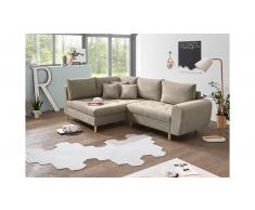 JUSTyou North Carolina Ecksofa Links Creme