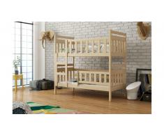 JUSTyou Tom Slim Etagenbett Kiefer 80x160 cm