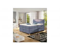 JUSTyou Agon Boxspringbett Dunkellila 120x200