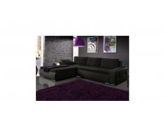 JUSTyou Picanto Mini Ecksofa Schwarz