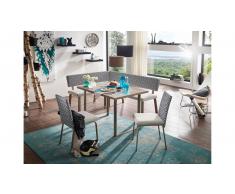 JUSTyou Cinque V Essgruppe Sanremo Eiche | Weiß