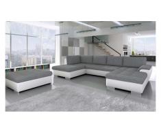 JUSTyou TOKIO MAXI Wohnlandschaft Weiß Grau I