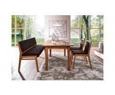 JUSTyou Clarens-P Essgruppe Massiv Wildeiche Braun