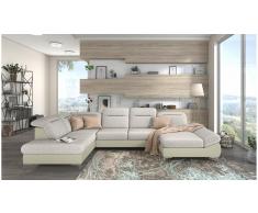 JUSTyou Colima XL Wohnlandschaft Links Creme