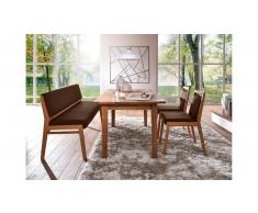 JUSTyou Clarens-P Essgruppe Massiv Wildeiche Braun I