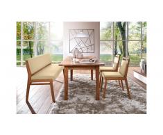 JUSTyou Clarens-P Essgruppe Massiv Wildeiche Beige