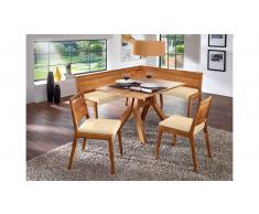 JUSTyou Clarens-H Essgruppe Massiv Wildeiche Beige