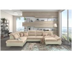 JUSTyou Colima XL Wohnlandschaft Links Cappuccino