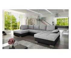 JUSTyou NELLY MAXI Wohnlandschaft Schwarz Grau