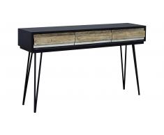 JUSTyou Adesso Konsolentisch Grau Schwarz Akazie