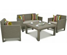 JUSTyou Anegada Family Essgruppe Cappuccino Sand