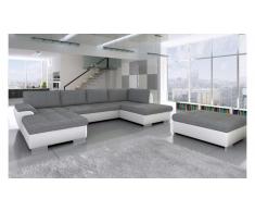 JUSTyou TOKIO MAXI Wohnlandschaft Weiß Grau I