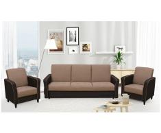 JUSTyou Laguna Polstergarnitur Braun Braun I