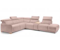 JUSTyou Elisea Wohnlandschaft Struktur fein PIK Rosa