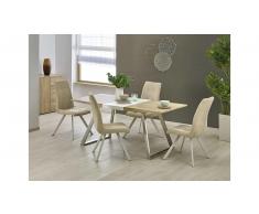 JUSTyou Trevor Essgruppe Sonoma Eiche | Chrom