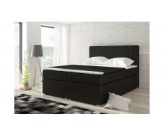 JUSTyou Alicie Boxspringbett 126x180x200 cm Schwarz