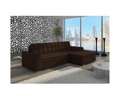 JUSTyou Conforti Schlafsofa 165x270x80 cm Braun