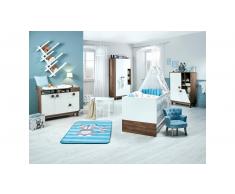 JUSTyou Sven Kinderzimmer-Set Weiß Tobacco Eiche