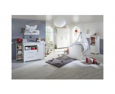 JUSTyou Ebbe Kinderzimmer-Set mit Funktionsbett Weiß