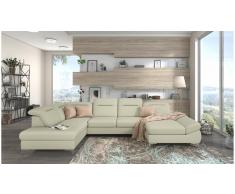 JUSTyou Colima XL Wohnlandschaft Links Creme