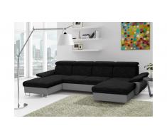JUSTyou Magic Wohnlandschaft Grau Schwarz