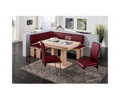 JUSTyou Dodecanese Essgruppe Sonoma Eiche | Rot