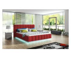 JUSTyou PRATO Polsterbett 210x226x105 cm Rot