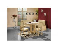 JUSTyou Foggia II Essgruppe Sonoma Eiche | Beige