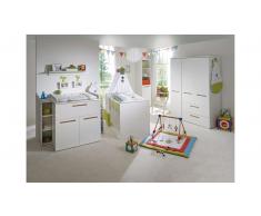 JUSTyou Crister Kinderzimmer-Set mit Funktionsbett Weiß